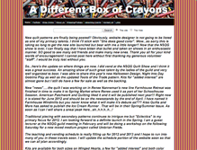 Tablet Screenshot of adifferentboxofcrayons.com